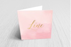 Roze aquarel